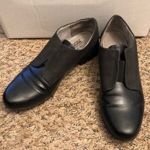 LifeStride Velocity Memory Foam Black Oxfords